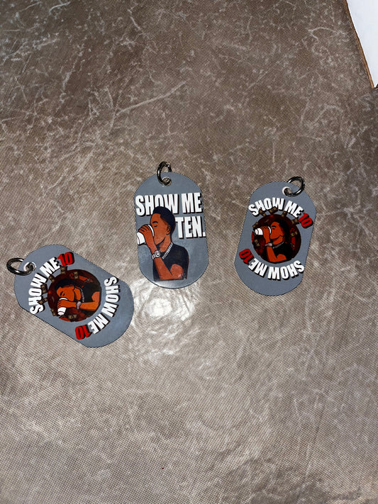 Show Me 10 Dog Tag